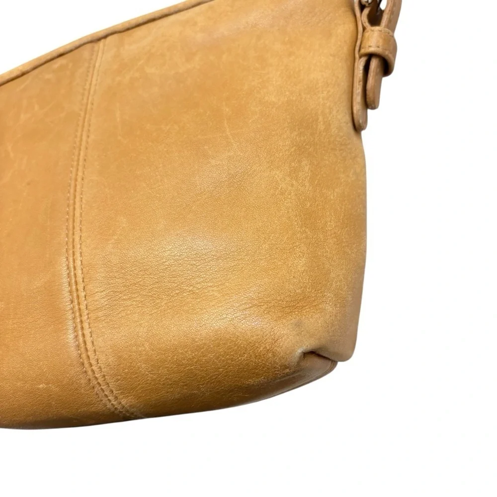 Coach 4107 mini market crossbody bag tan leather